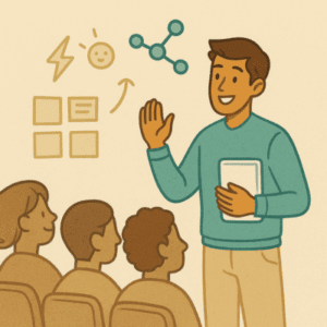 Animation Animation pédagogique moderne formateur intergénérationnel et méthodes dynamiques