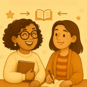 Avatars de frédérique david créquer et marie Cortana qui proposent la formation de formateur occasionnel des Plumes Fantastiques